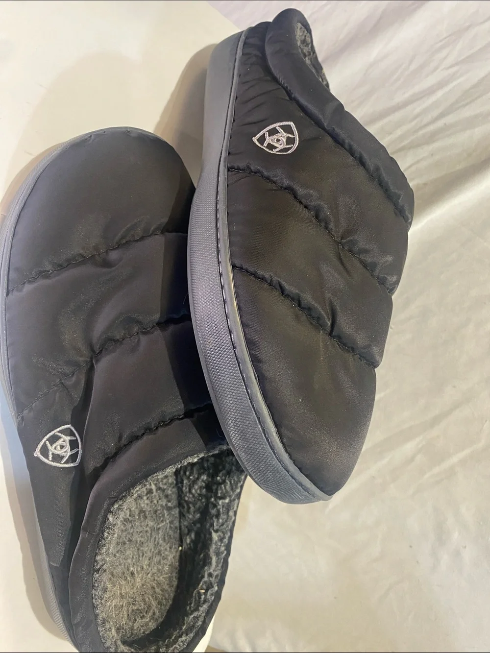 Ariat puffer slippers